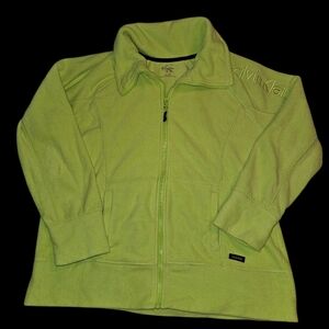 CALVIN KLEIN Fleece Jacket XXL Lime 🍋‍🟩 Green